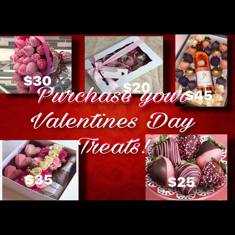Valentine’s Day strawberry boxes